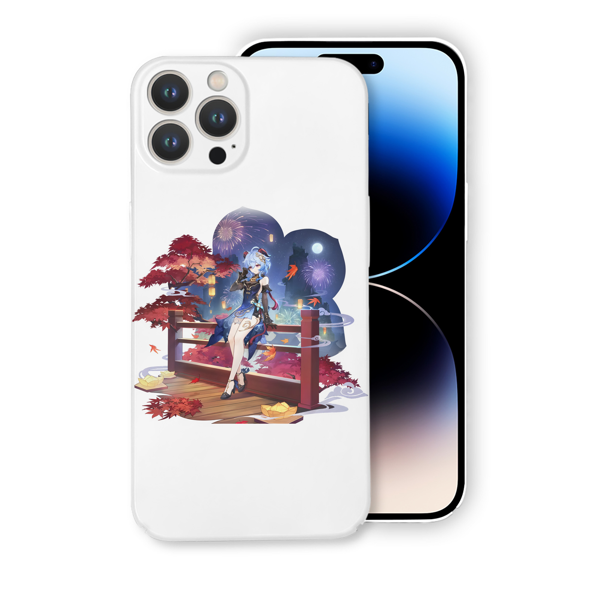 げんし神 甘雨 かんう genshin Ganyu 【iPhone 14シリーズ対応】ハードケース